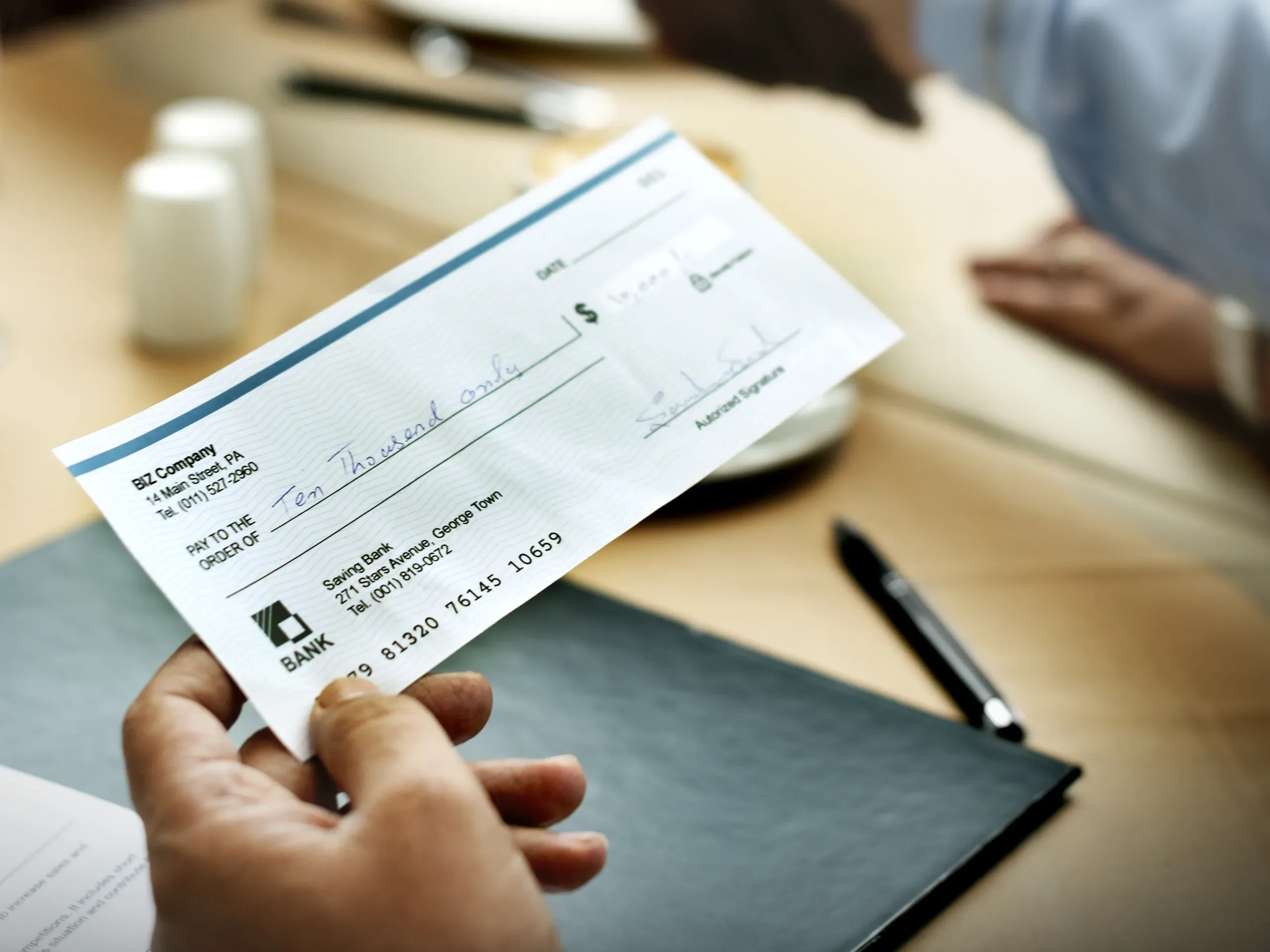 Boş Çek Yaprağının Kaybolması